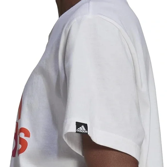 ADIDAS Women's Farm Tie-dye Inspo Cropped Graphic T-Shirt MEDIUM - Picture 2 of 4